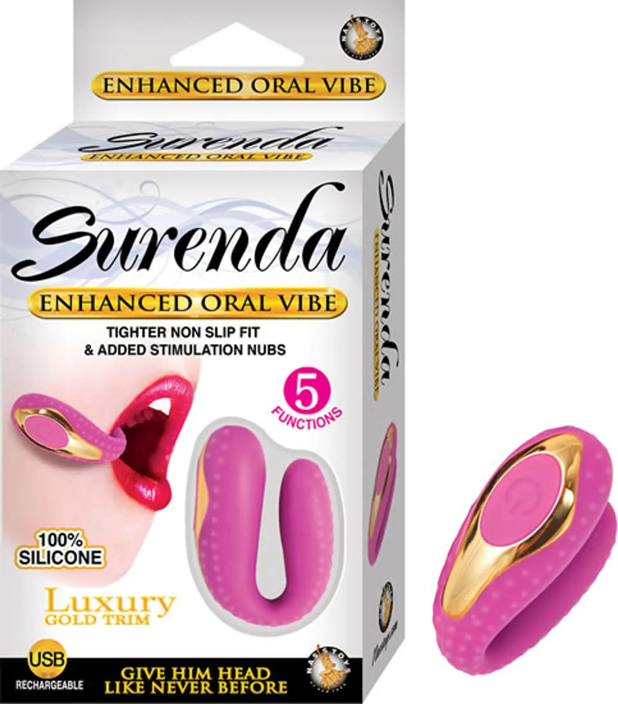Surenda Enhanced Oral Vibe Pink Nasstoys