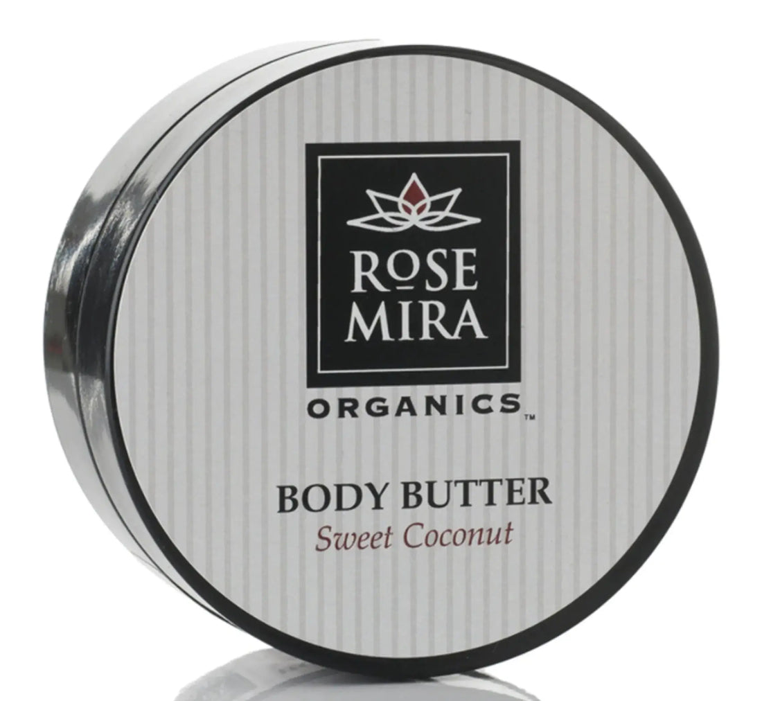 Sweet Coconut Body Butter - 1.7oz Rosemira Organics