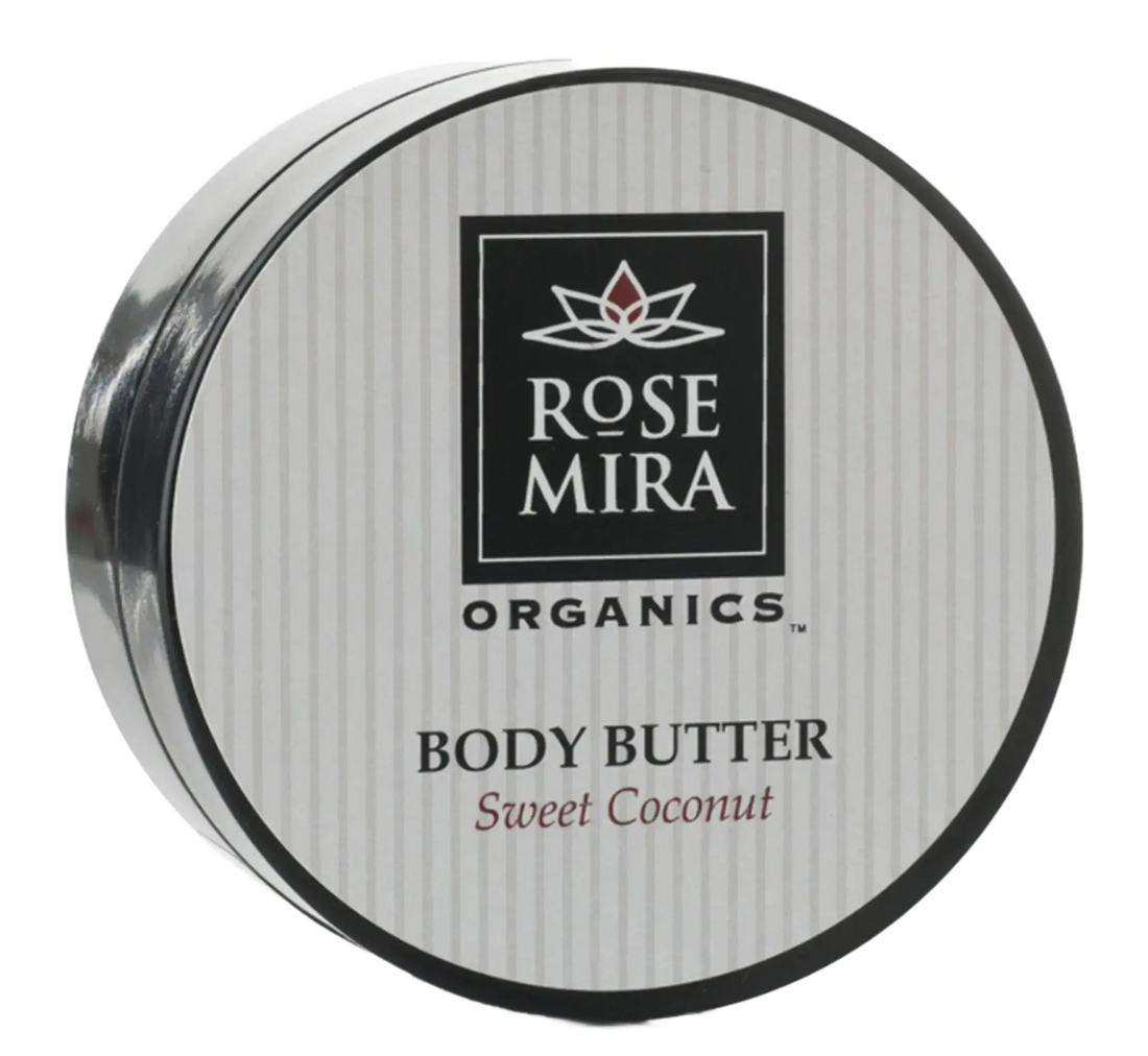 Sweet Coconut Body Butter - 1.7oz Rosemira Organics