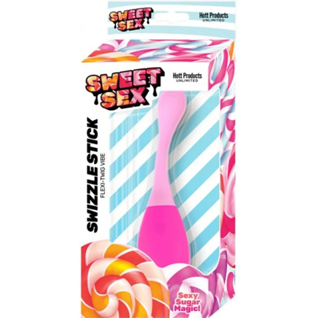 Sweet Sex Swizzle Stick Play Vibe Magenta HOTT Products