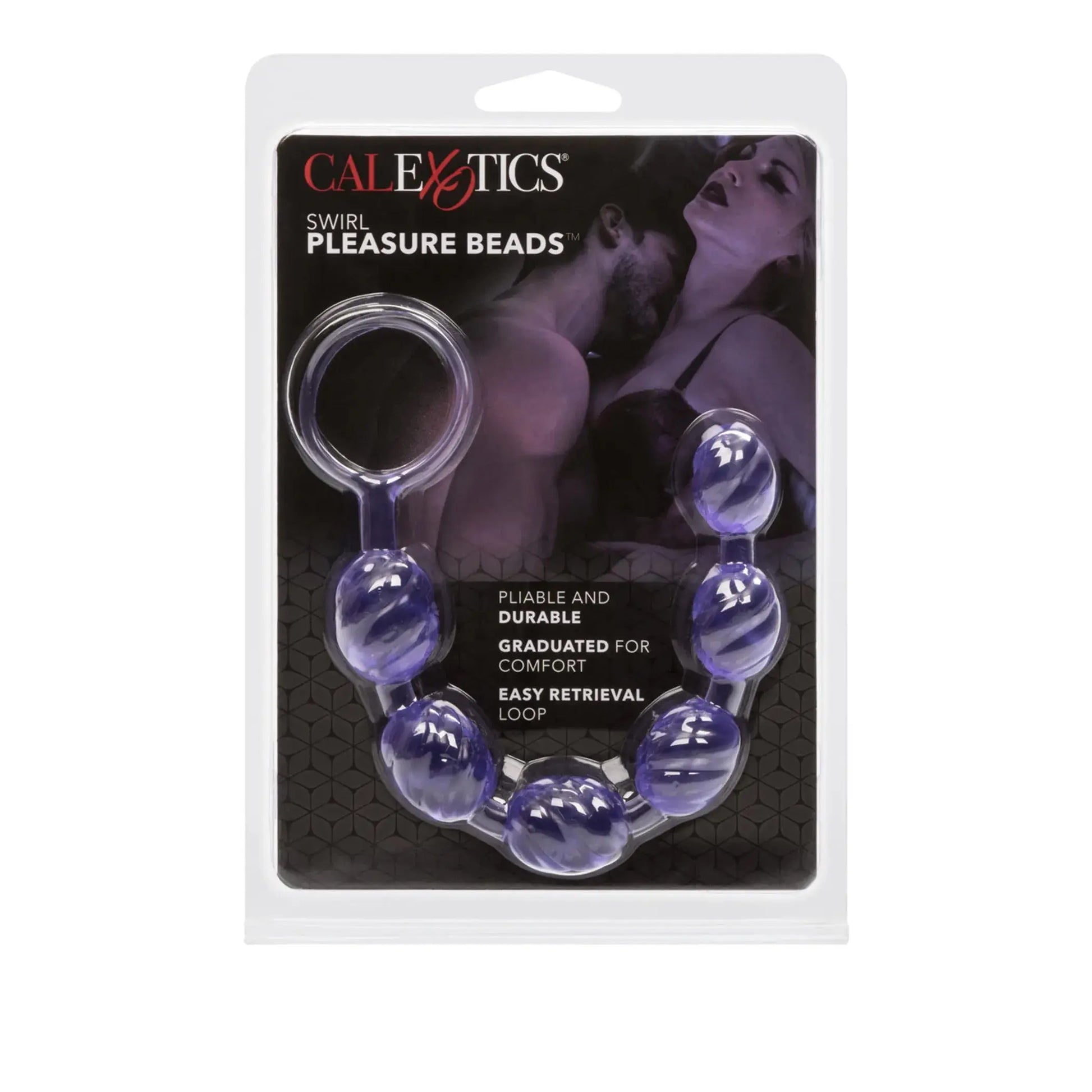 Swirl Pleasure Beads Purple California Exotic Novelties