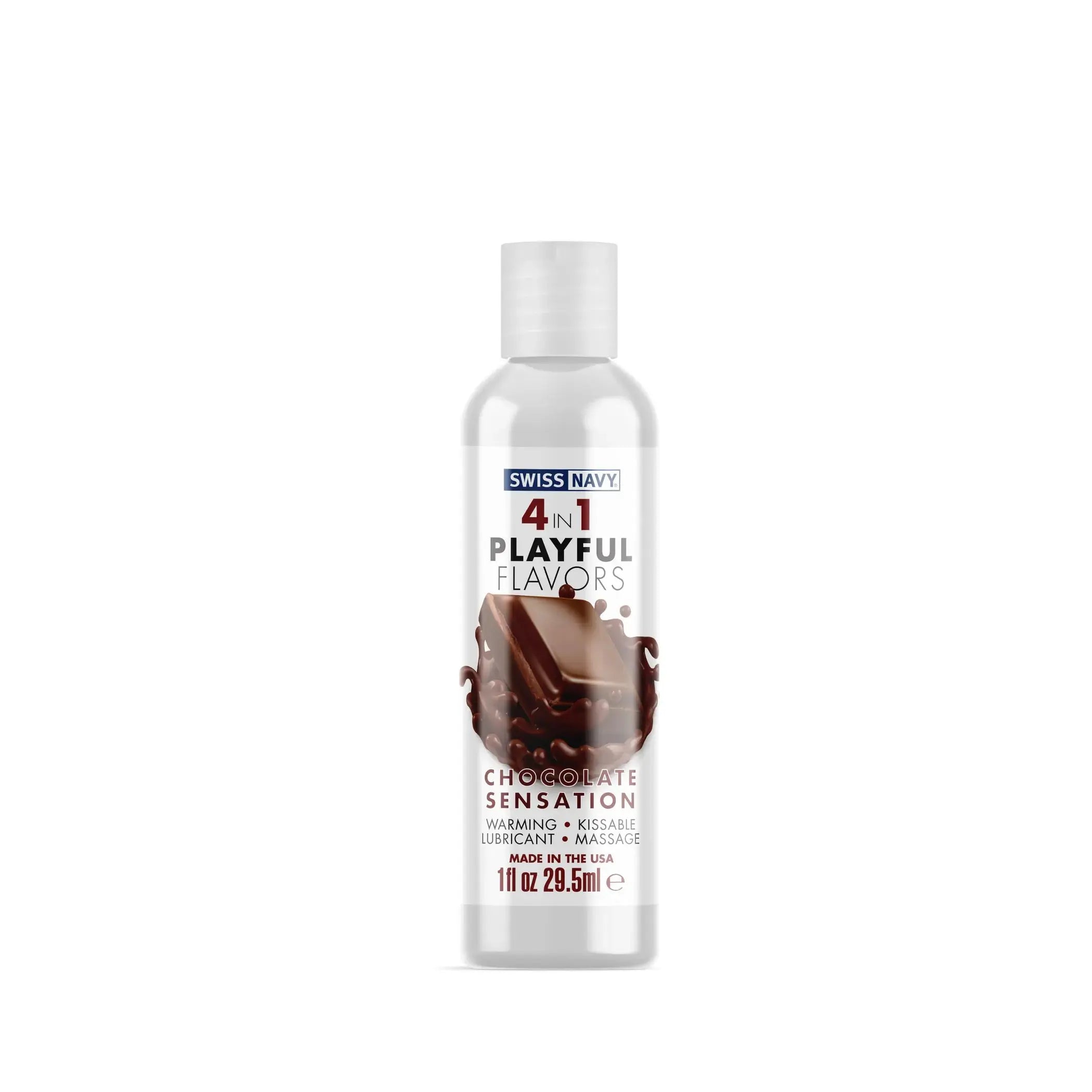 Swiss Navy 4-in-1 Playful Flavors Chocolate Sensation 1oz MD Science