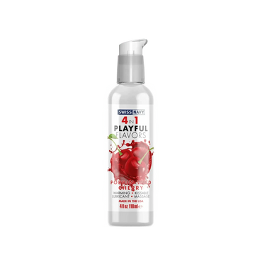 SWISS NAVY 4 IN 1 PLAYFUL FLAVORS POPPIN WILD CHERRY 4OZ MD Science