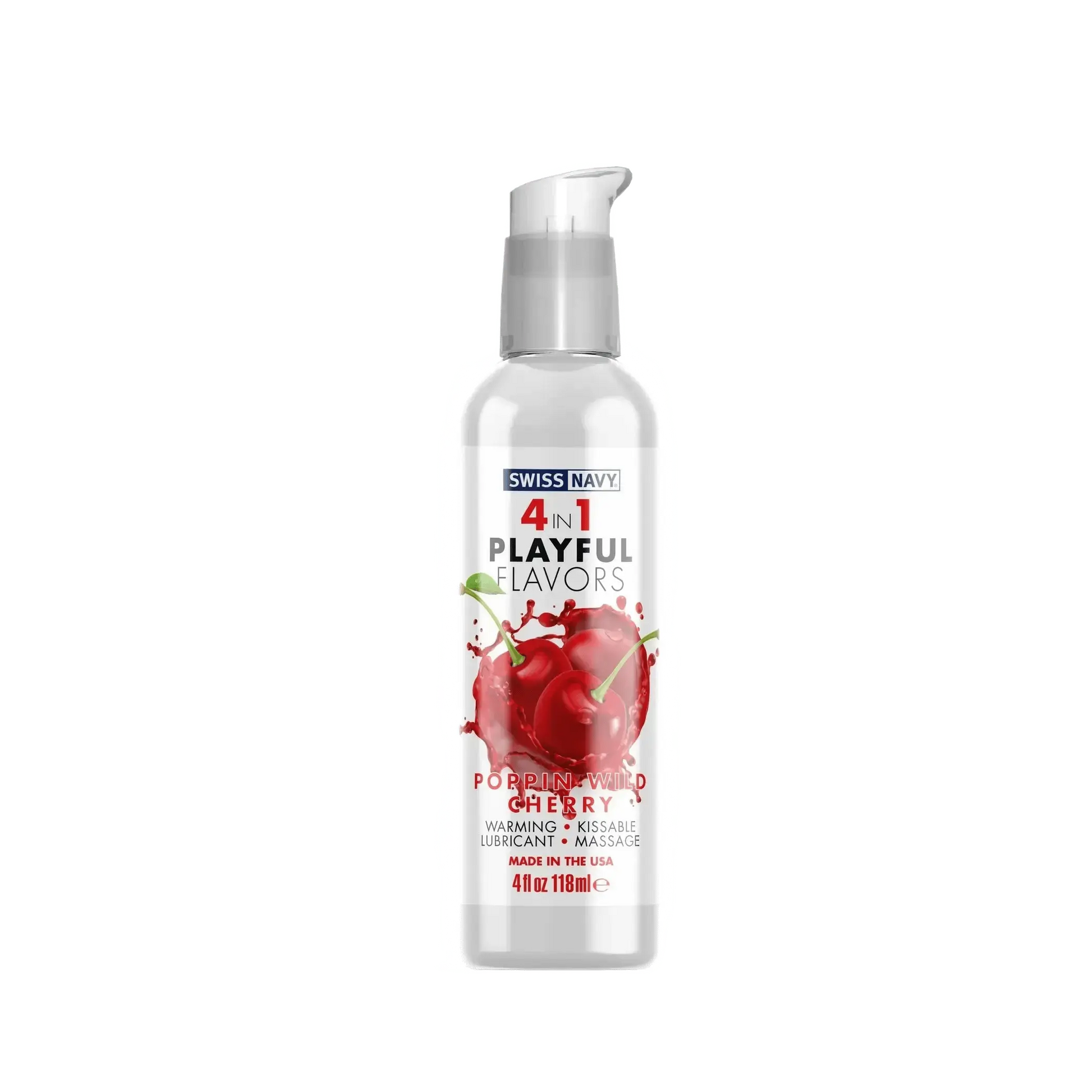 SWISS NAVY 4 IN 1 PLAYFUL FLAVORS POPPIN WILD CHERRY 4OZ MD Science