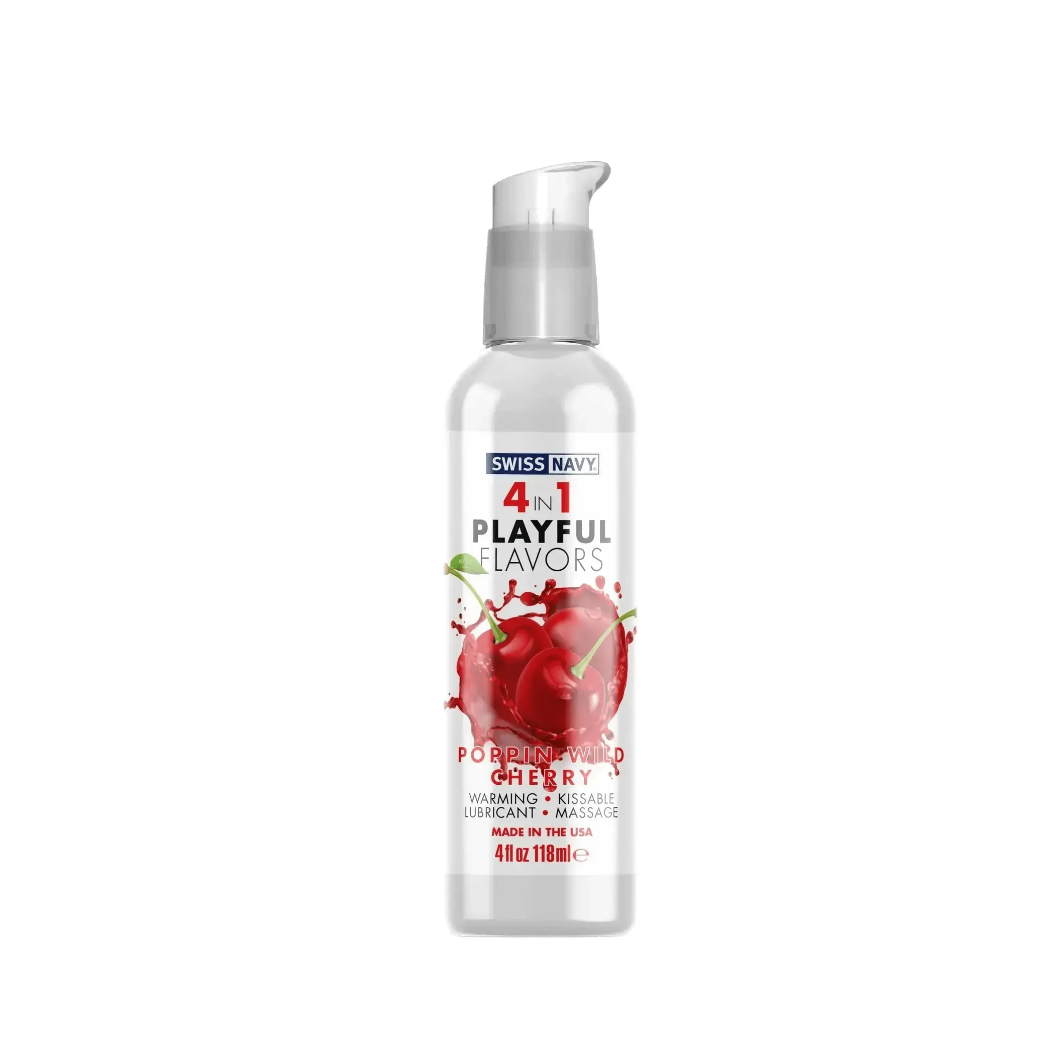 SWISS NAVY 4 IN 1 PLAYFUL FLAVORS POPPIN WILD CHERRY 4OZ MD Science