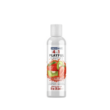 SWISS NAVY 4 IN 1 PLAYFUL FLAVORS STRAWBERRY KIWI PLEASURE 1OZ MD Science