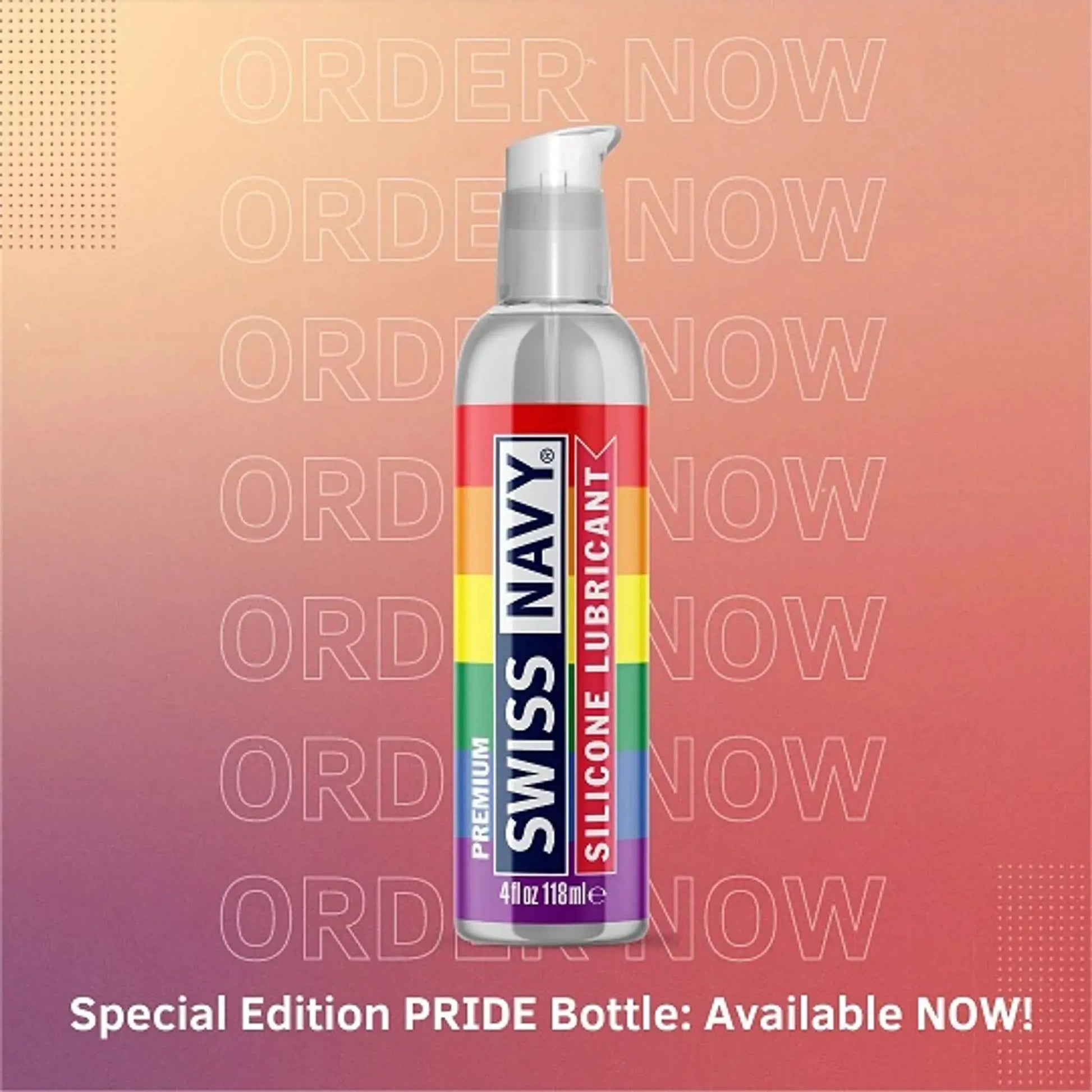 Swiss Navy Pride Silicone Lubricant 4oz MD Science