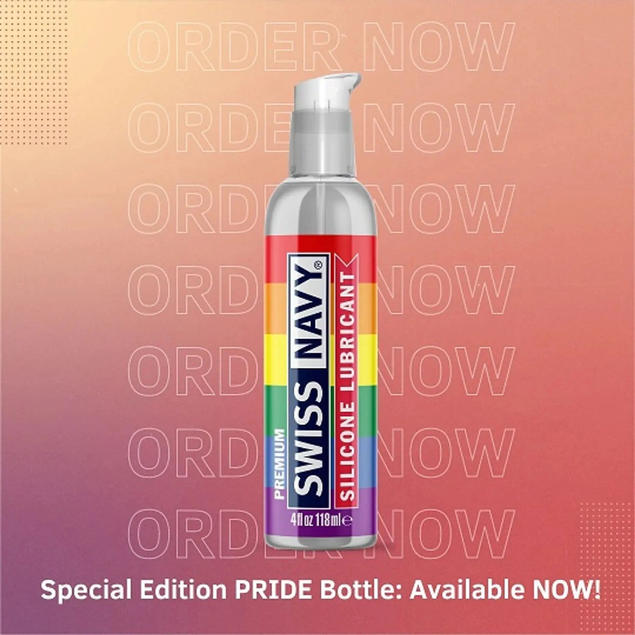 Swiss Navy Pride Silicone Lubricant 4oz MD Science