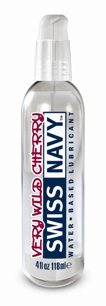 Swiss Navy Very Wild Cherry Flavored Lubricant 4 oz MD Science