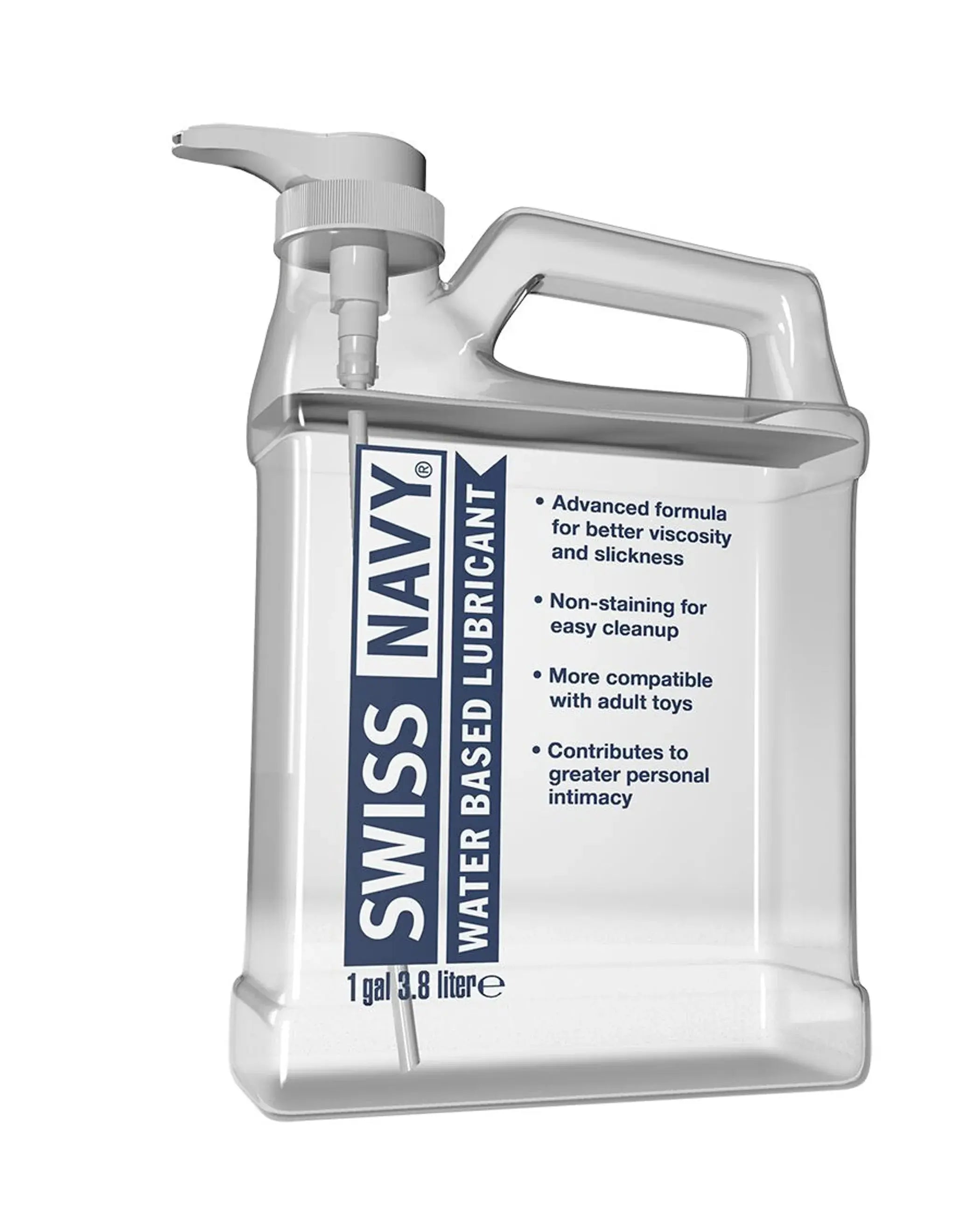 Swiss Navy Water Based Lube 1 Gallon MD Science
