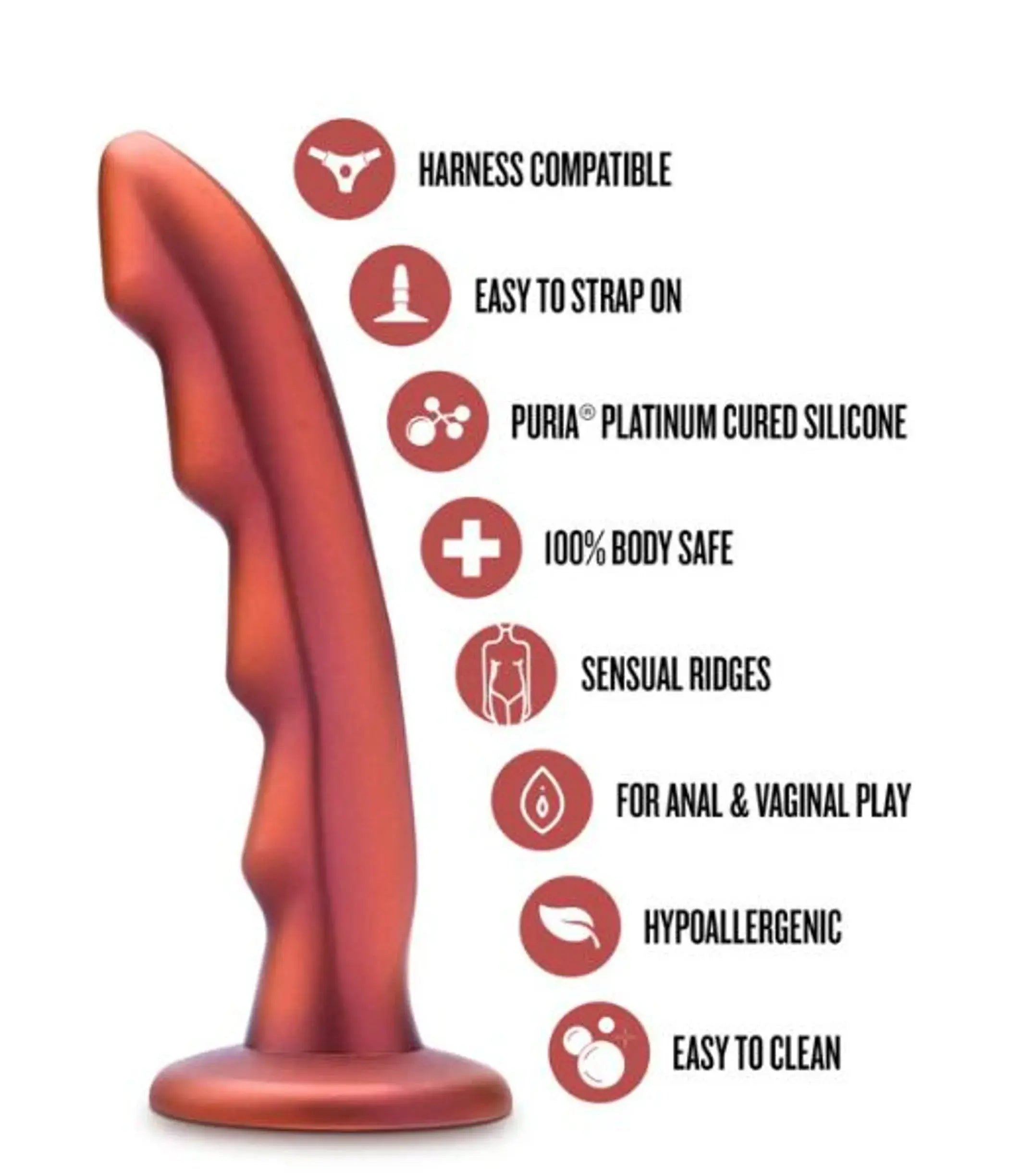 TEMPTASIA JEALOUSY PEG RED ROUGE Blush Novelties