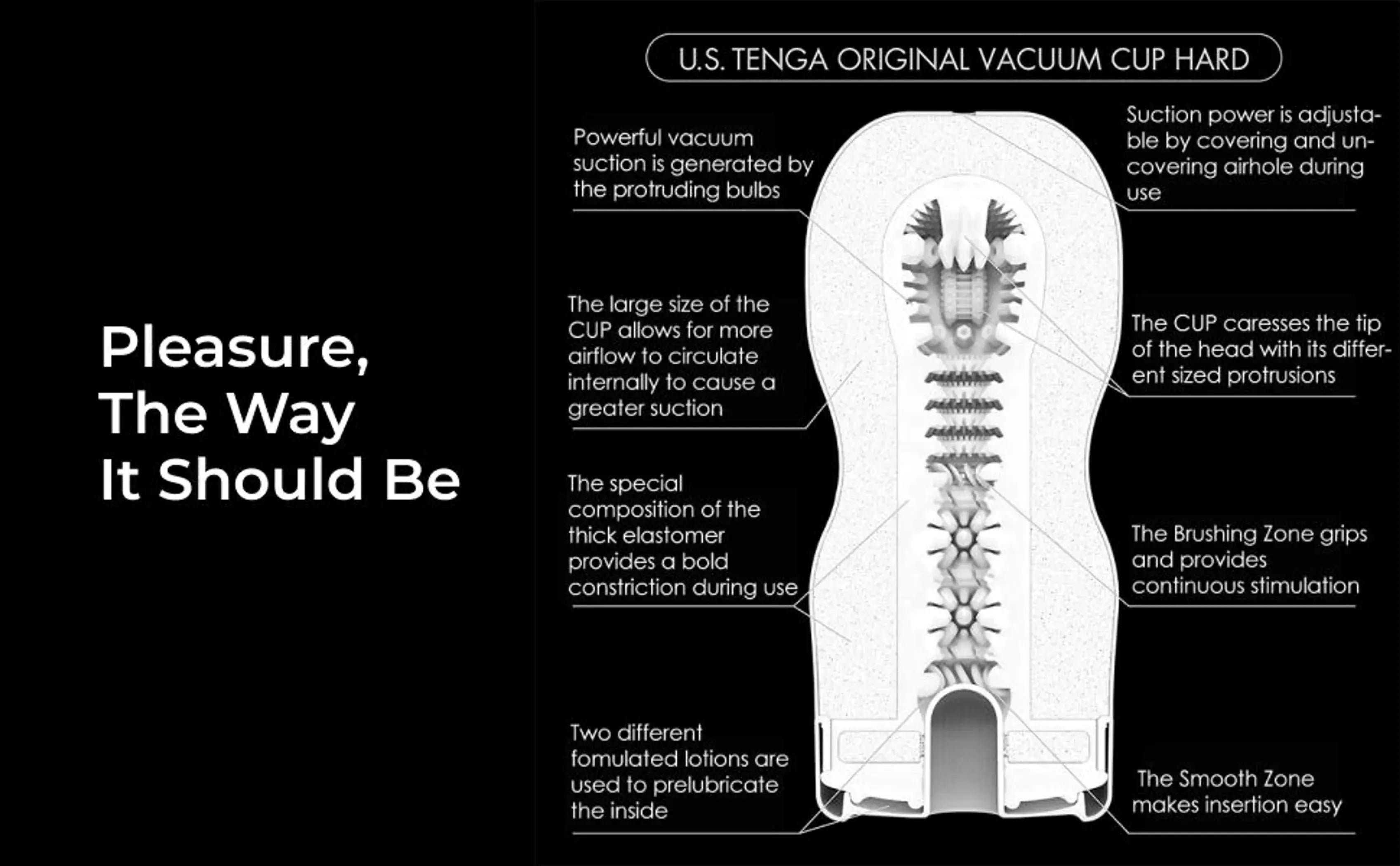 TENGA U.S. ORIGINAL VACUUM CUP STRONG (NET) TENGA