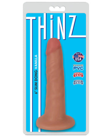 THINZ SLIM DONG 6IN VANILLA CURVE NOVELTIES