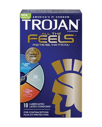 TROJAN ALL THE FEELS 10CT Paradise Products