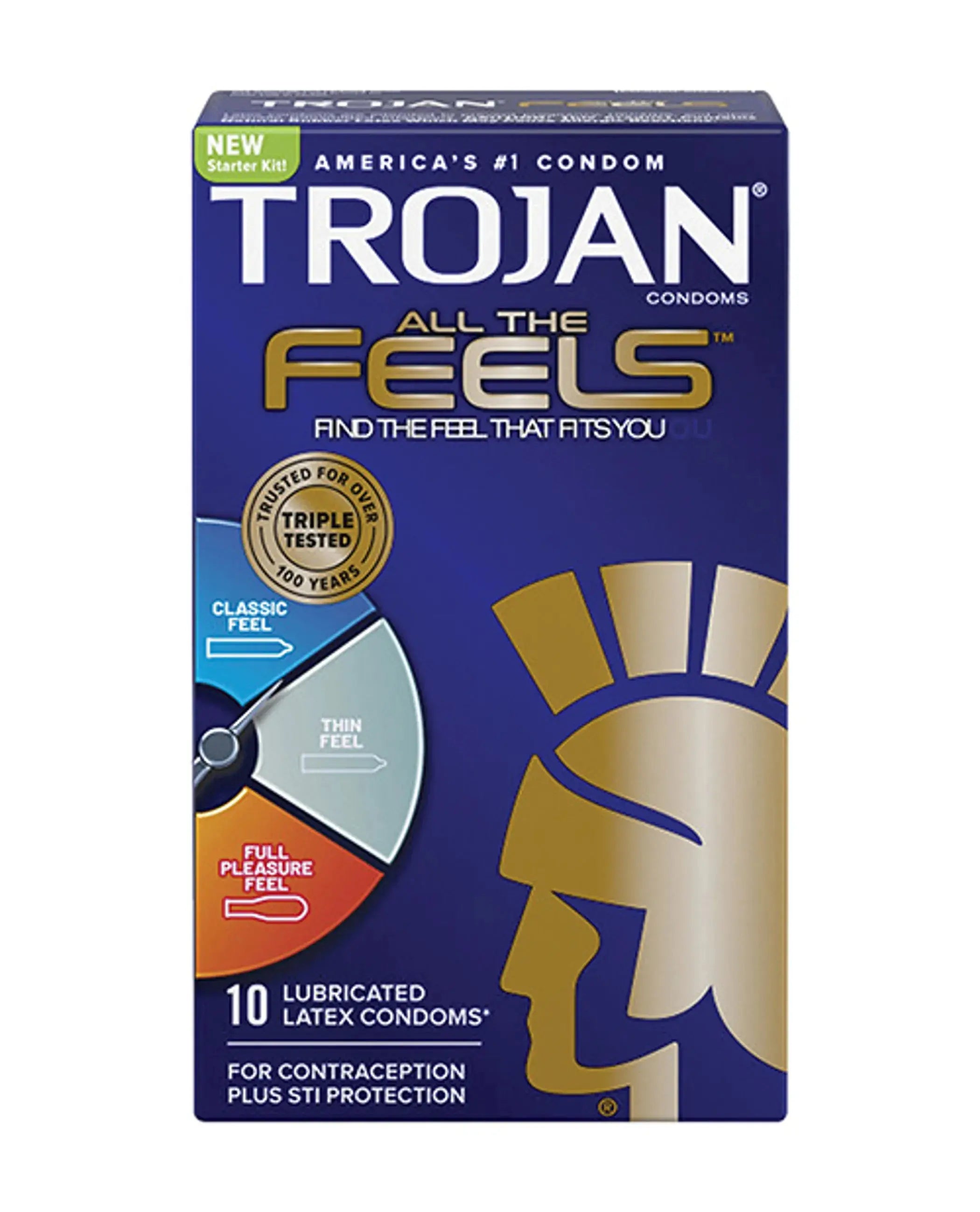 TROJAN ALL THE FEELS 10CT Paradise Products