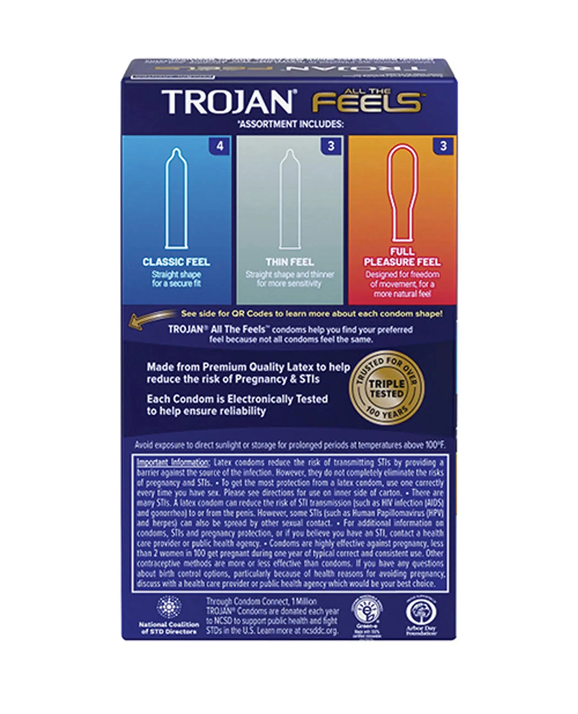 TROJAN ALL THE FEELS 10CT Paradise Products