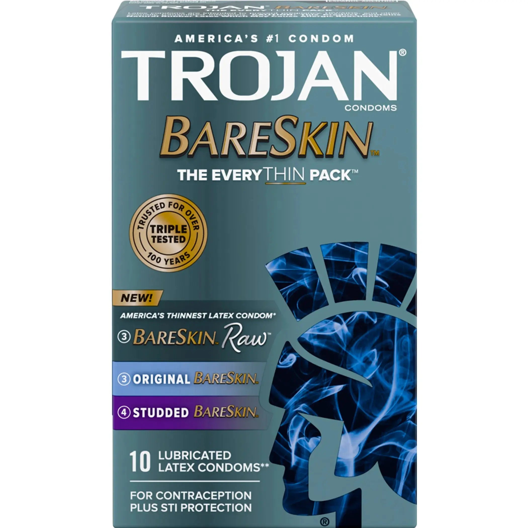 TROJAN BARESKIN EVERYTHIN 10 CT Paradise Products