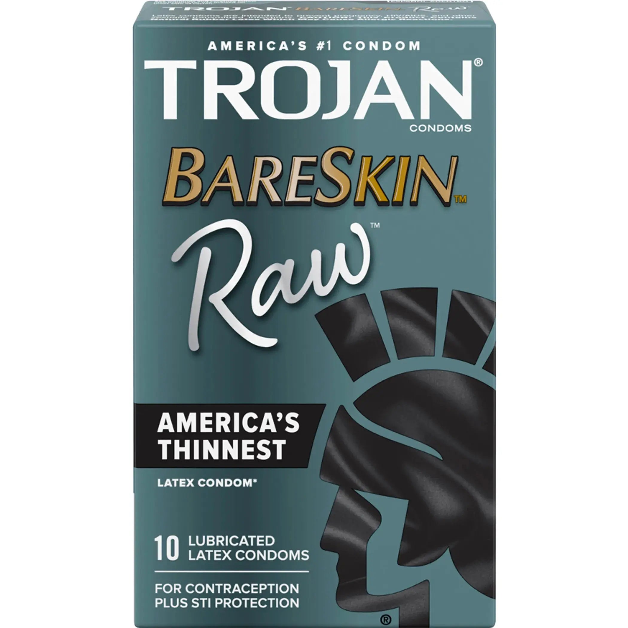 TROJAN BARESKIN RAW 10CT Paradise Products