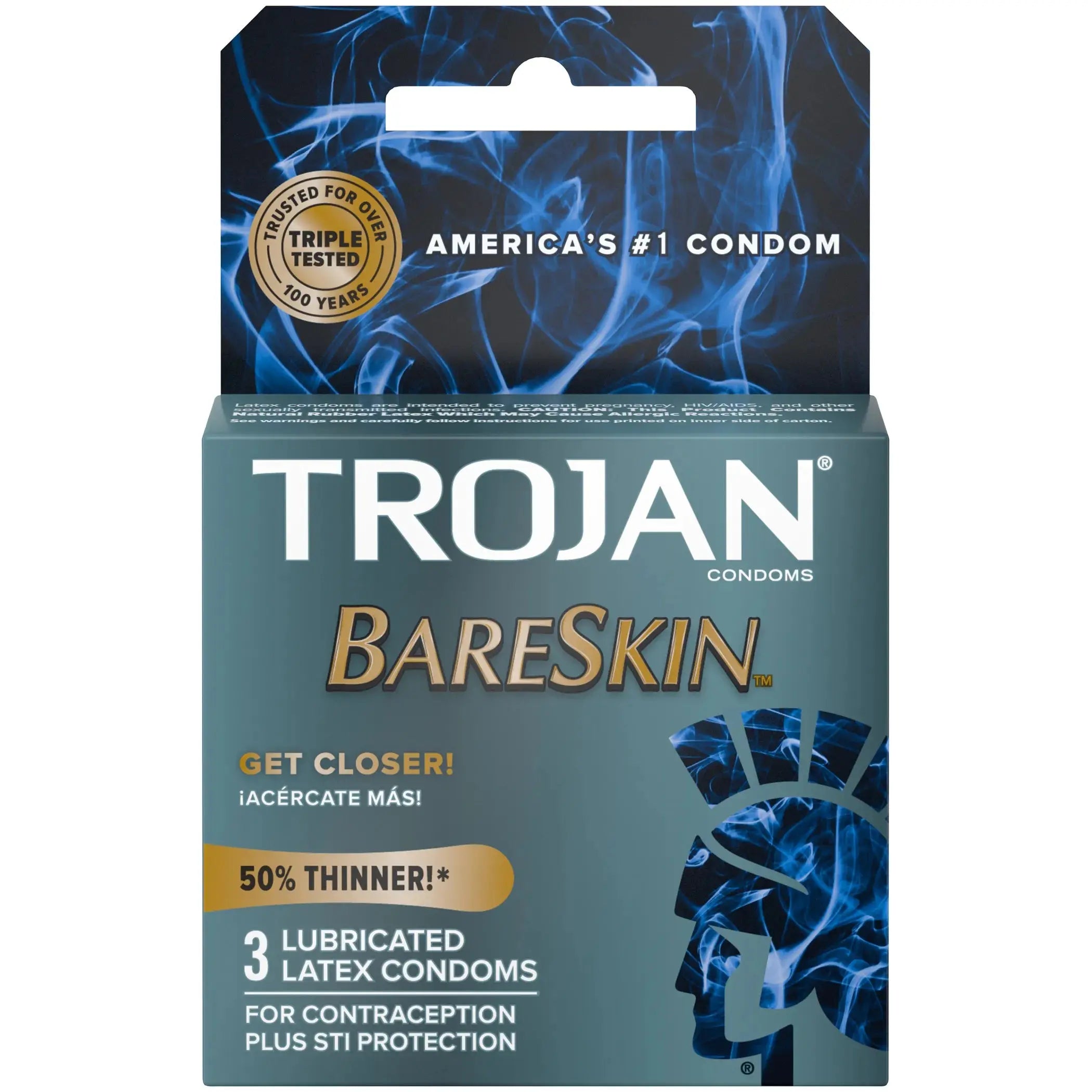 TROJAN BARESKIN RAW 3CT Paradise Products