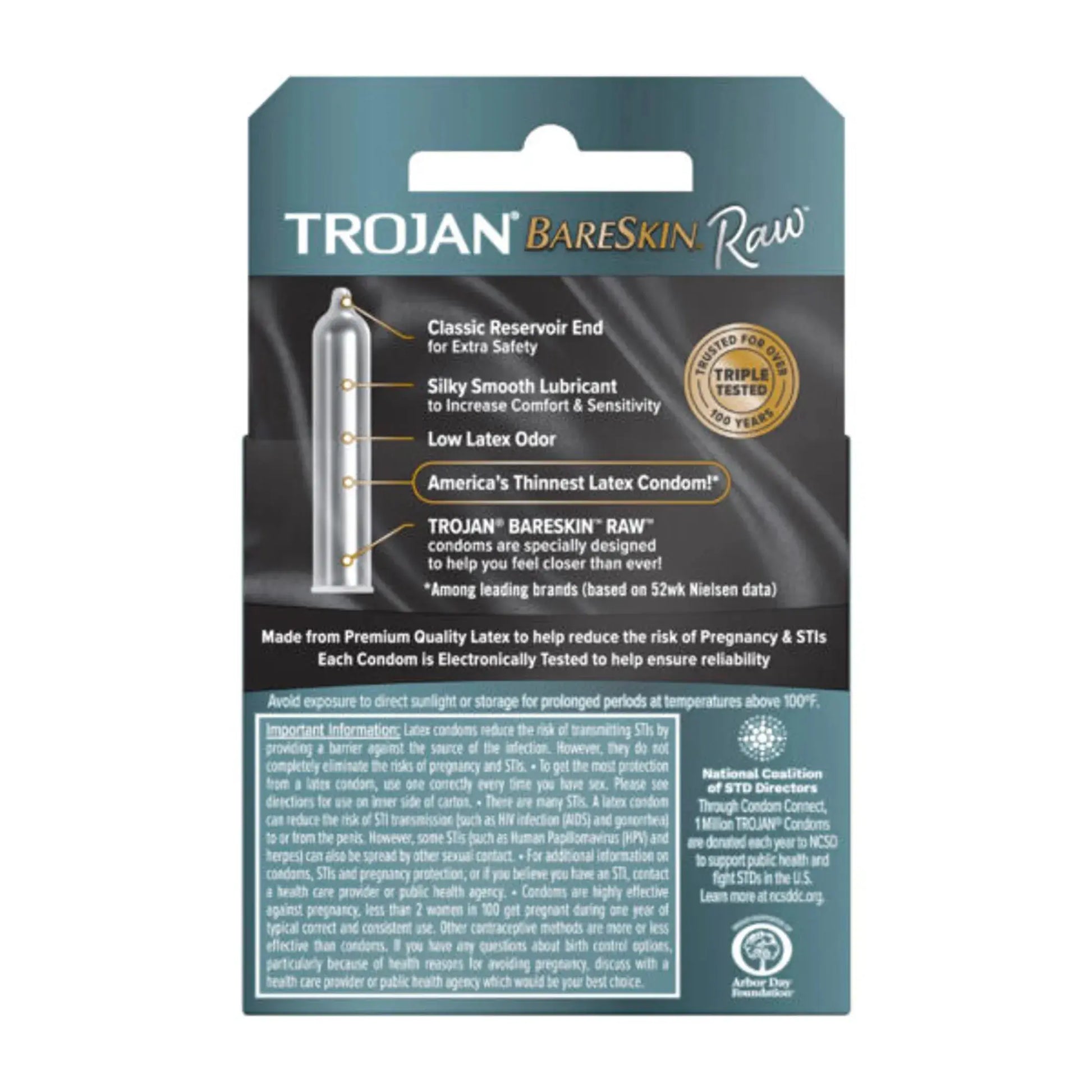 TROJAN BARESKIN RAW 3CT Paradise Products