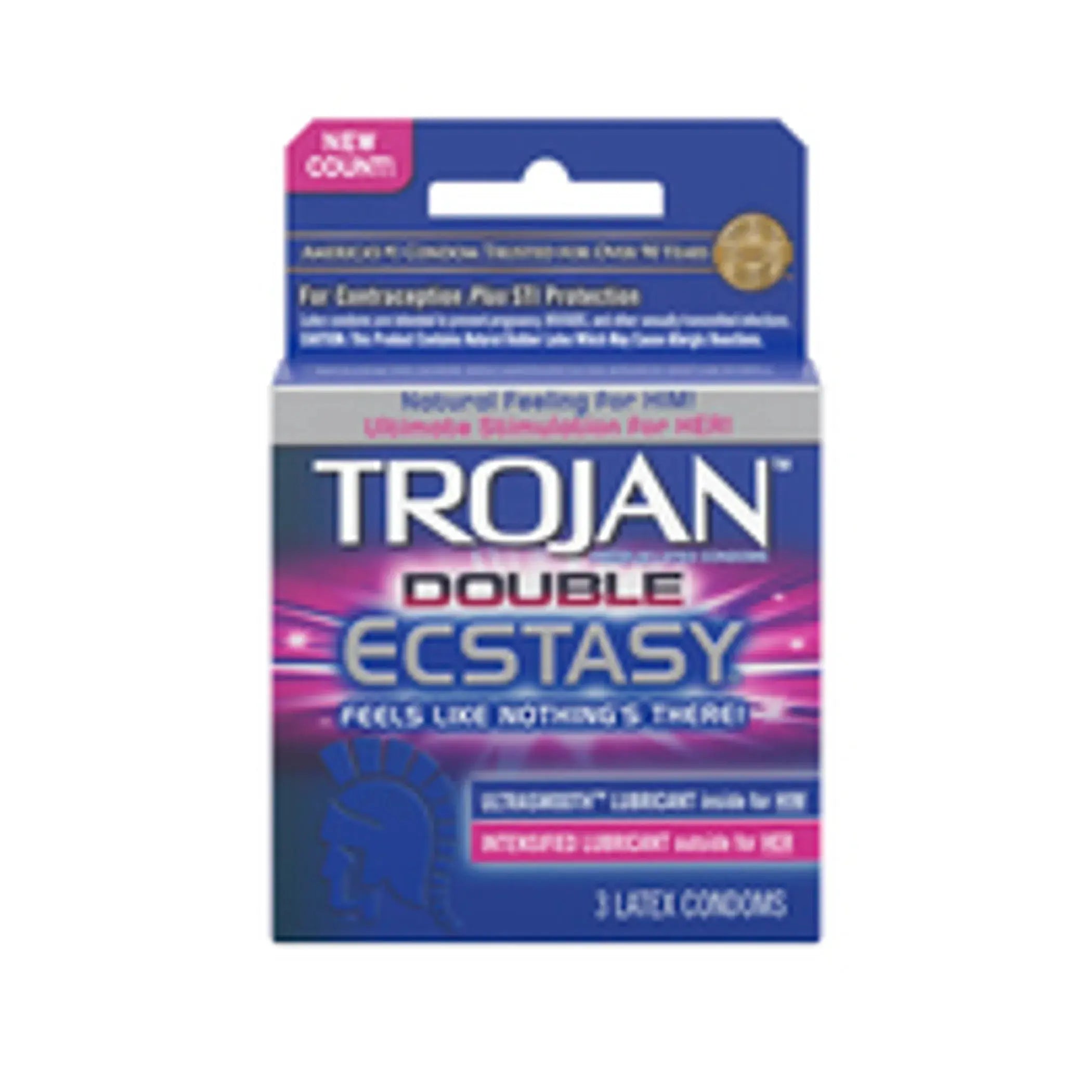TROJAN DOUBLE ECSTASY 3PK Paradise Products