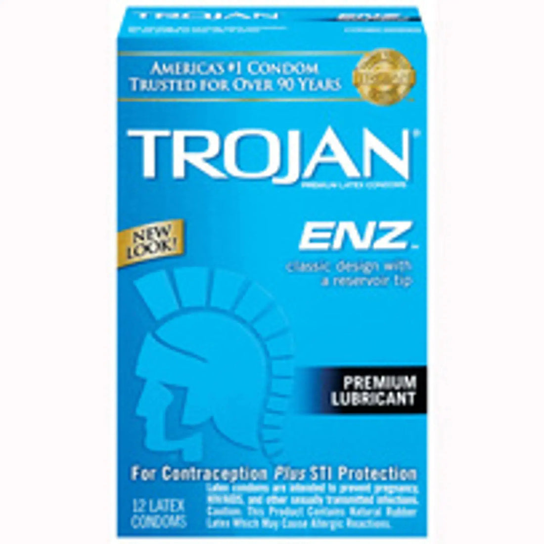 TROJAN ENZ LUBRICATED 12 PK Trojan