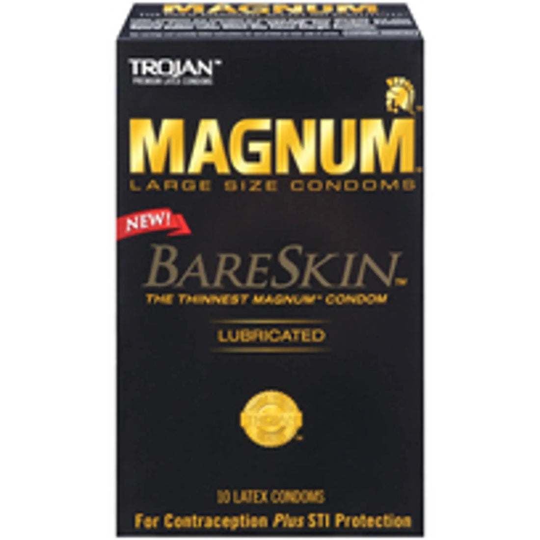 TROJAN MAGNUM BARESKIN 10 PACK Trojan