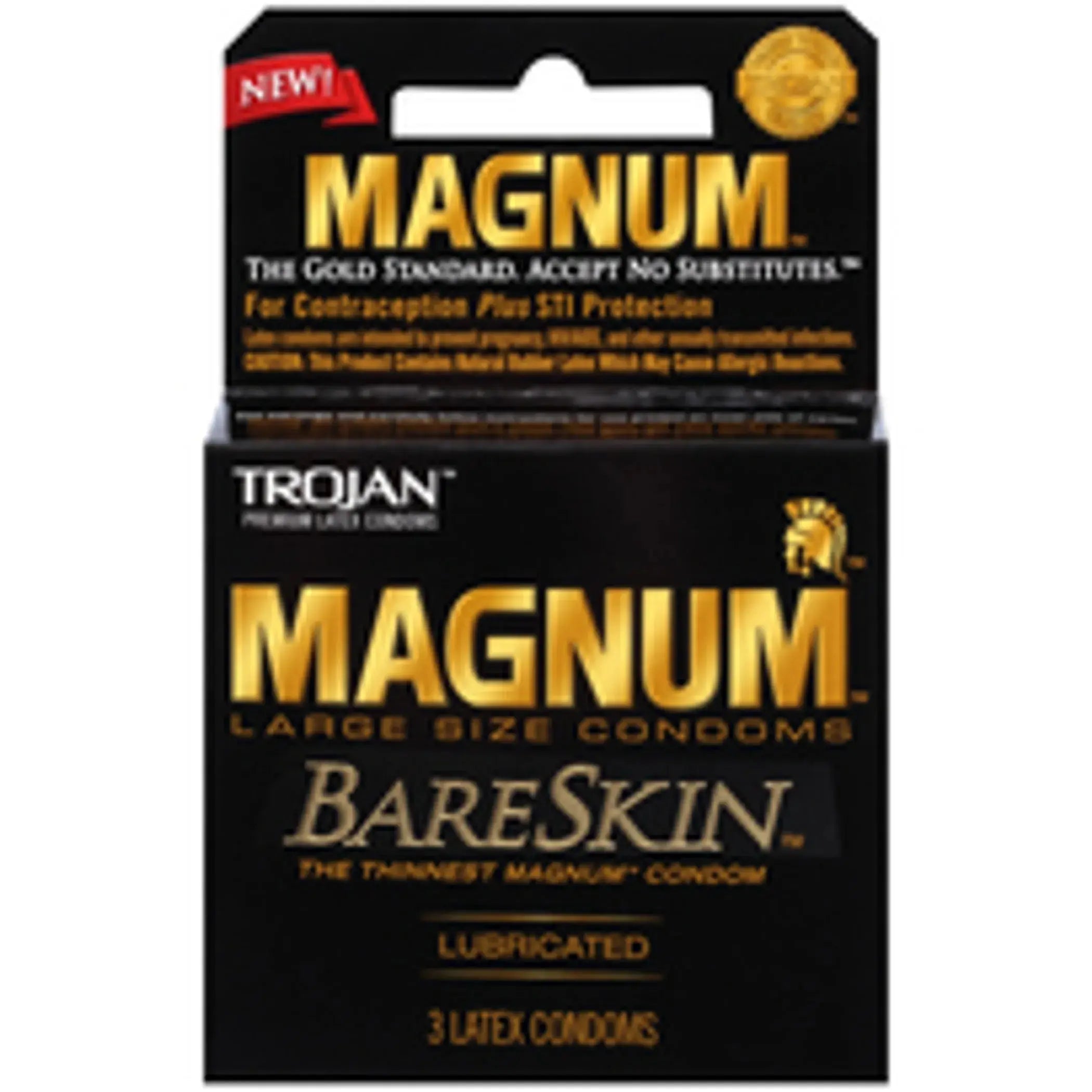 TROJAN MAGNUM BARESKIN 3PK Paradise Products