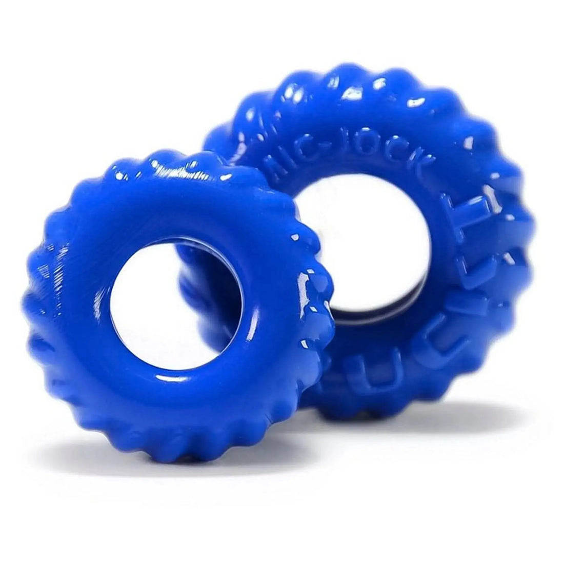 TRUCKT 2 Piece Cock Ring Set Police Blue OXBALLS