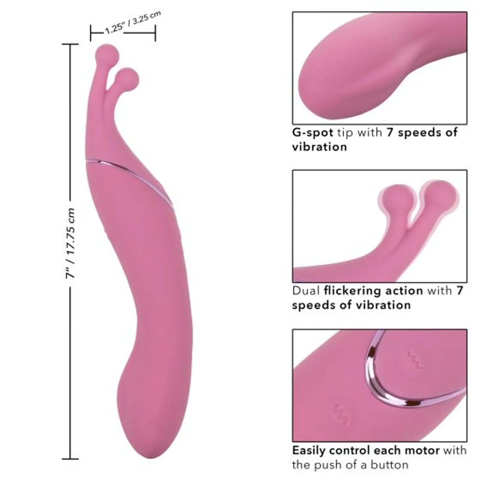 Tempt & Tease Kiss Dual Massager California Exotic Novelties