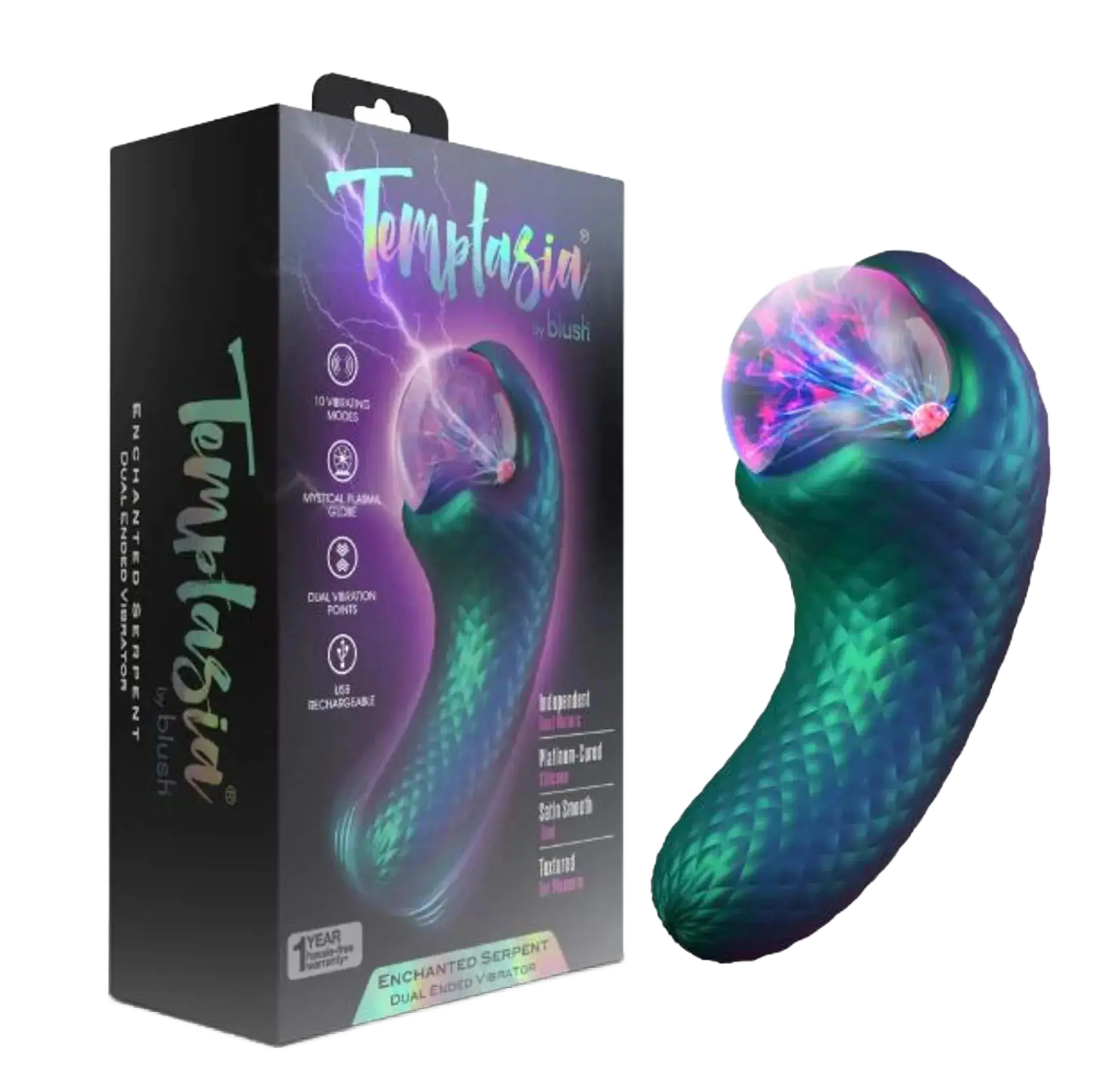 TEMPTASIA ENCHANTED SERPENT DARK MILLENIA Blush Novelties