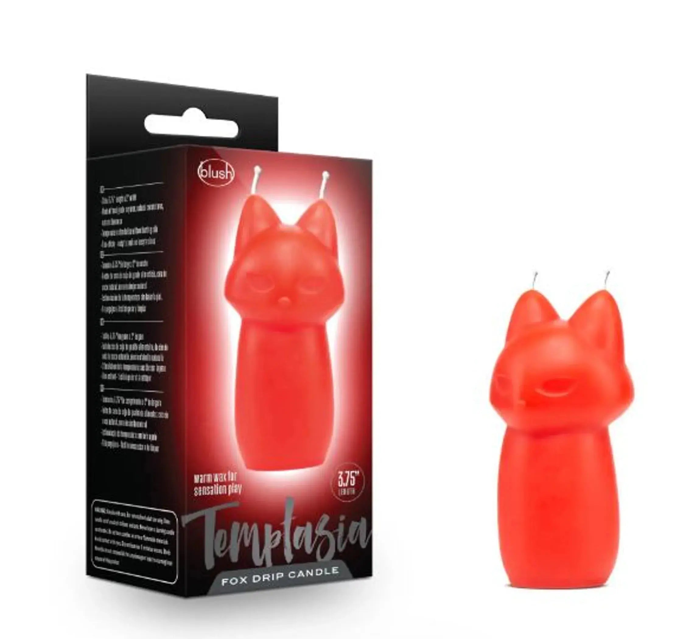 Temptasia Fox Drip Candle Red Blush Novelties