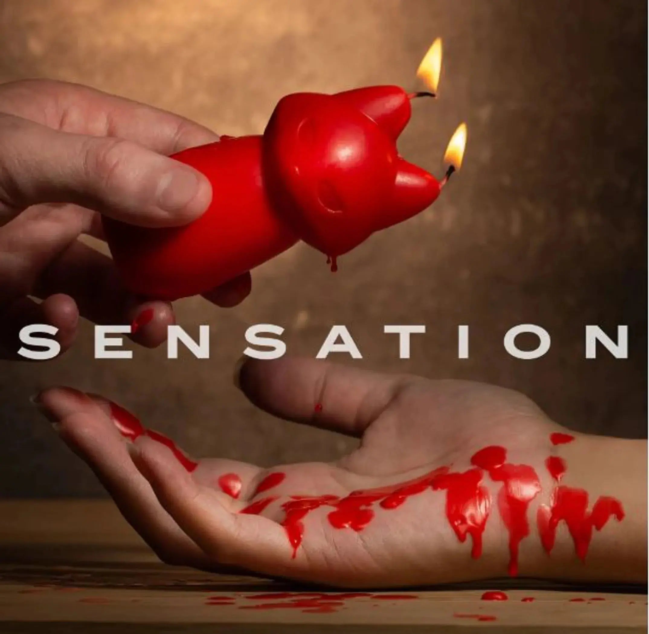 Temptasia Fox Drip Candle Red Blush Novelties