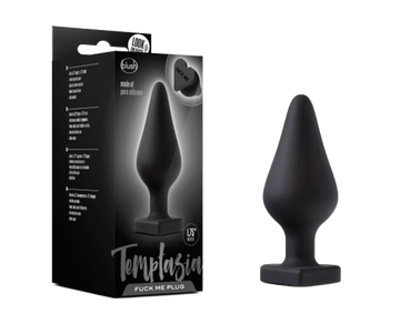 TEMPTASIA FUCK ME BUTT PLUG BLACK Blush Novelties