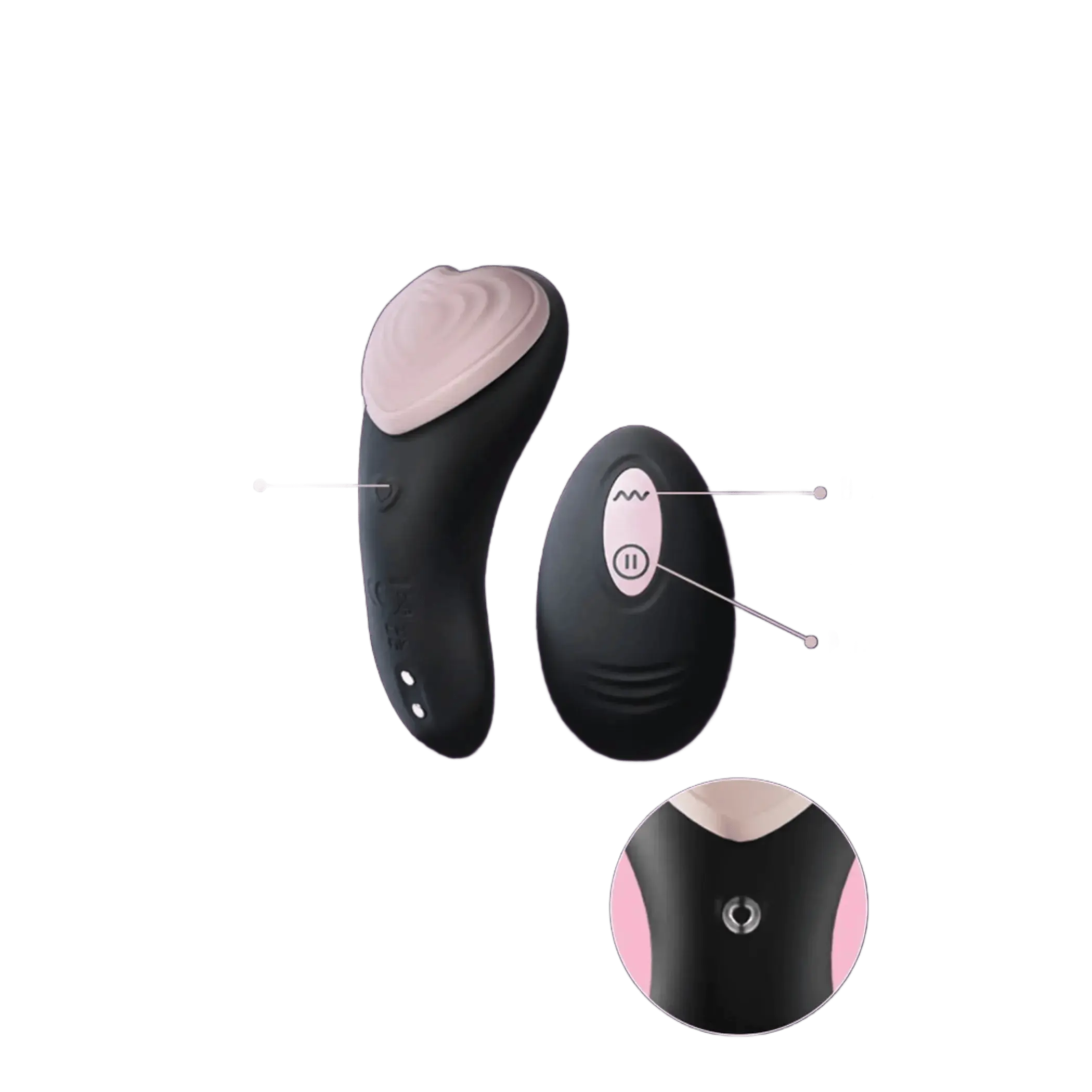 TEMPTASIA HEARTBEAT PANTY VIBE W/ REMOTE PINK Blush Novelties