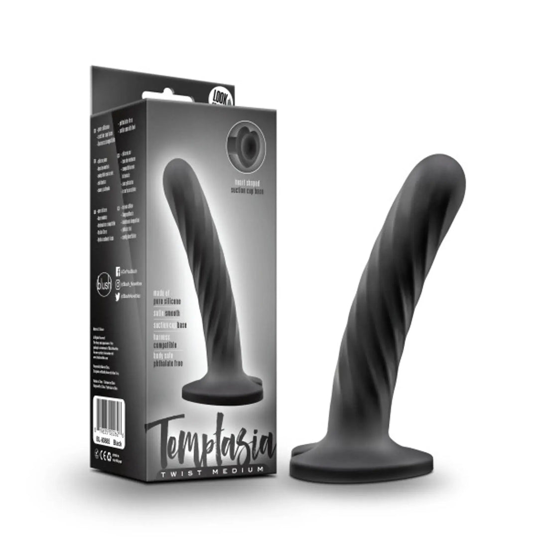 Temptasia Twist Medium G-Spot Dildo Blush Novelties