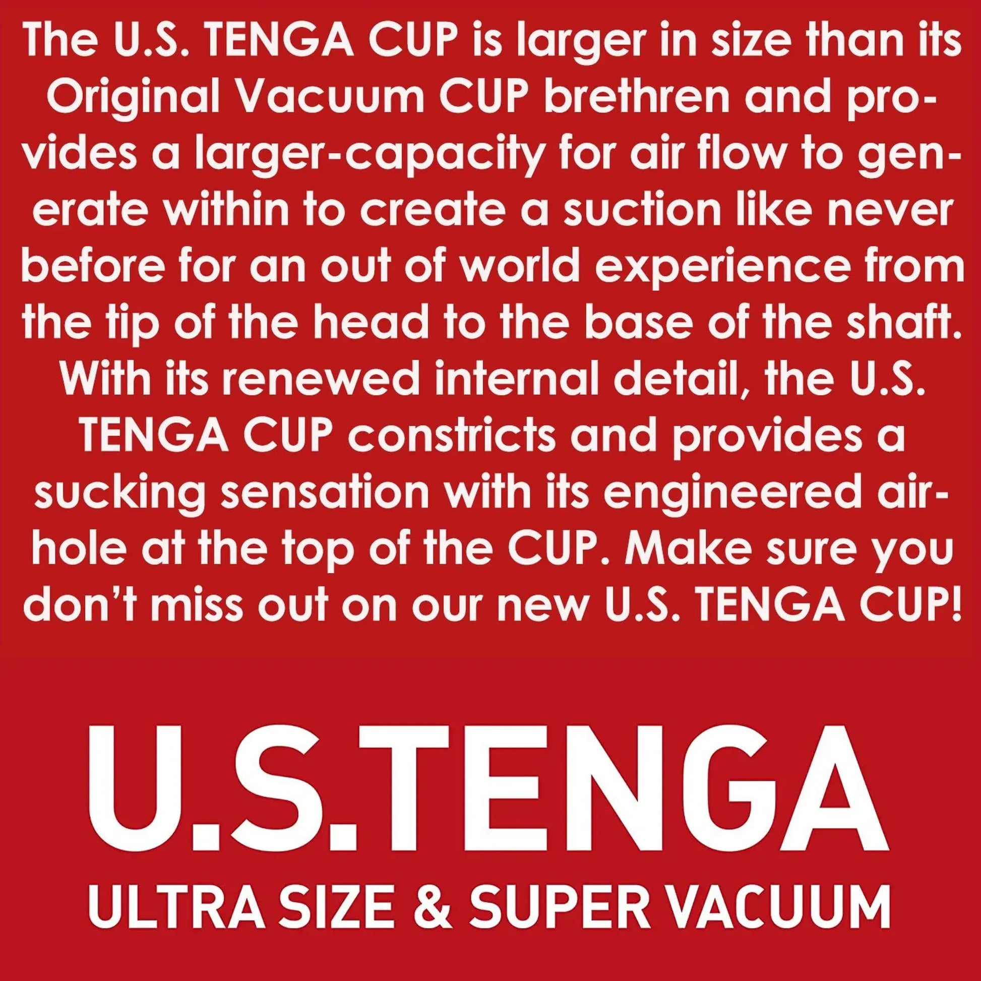 Tenga U.S. Original Vacuum Cup TENGA