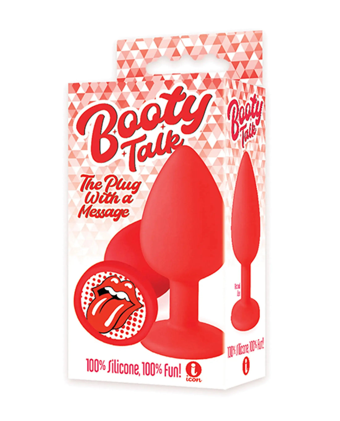 The 9's Booty Talk The Tongue Silicone Butt Plug Icon Brands