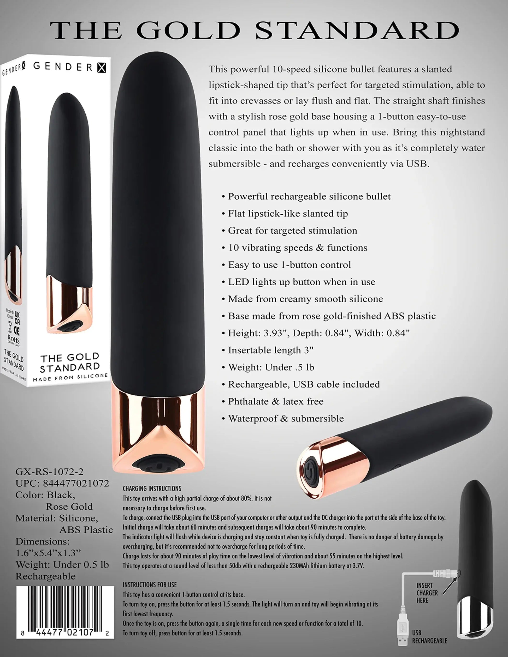 The Gold Standard Wand Evolved Novelties