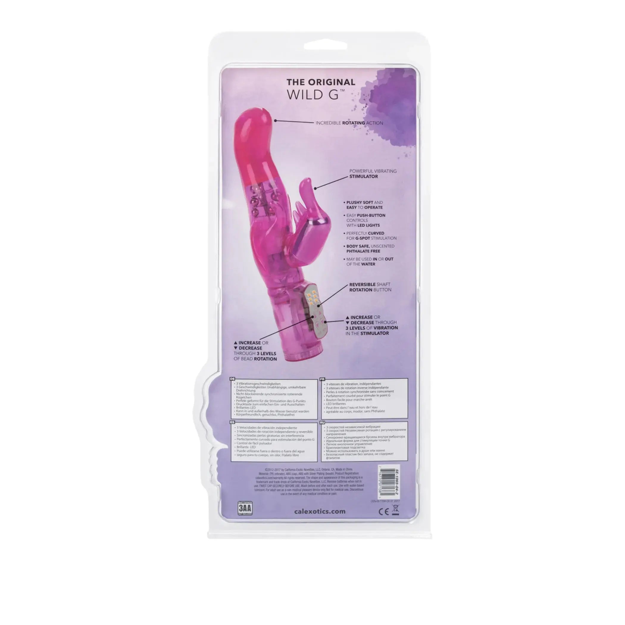 The Original Wild G Pink California Exotic Novelties