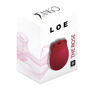 LOE THE ROSE PREMIUM SUCTION STIMULATOR RED Eden Novelties