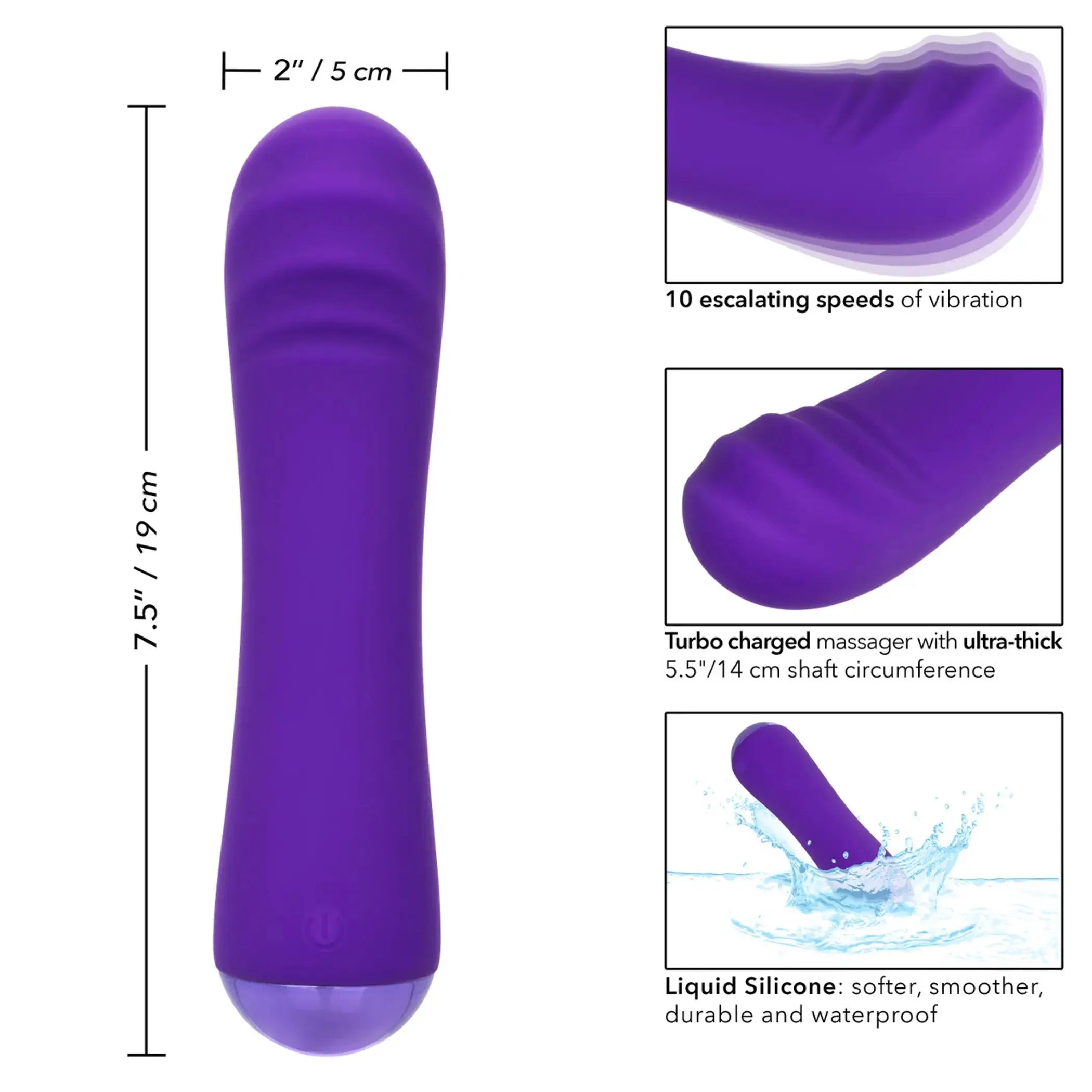Thicc Chubby Buddy Vibrator California Exotic Novelties