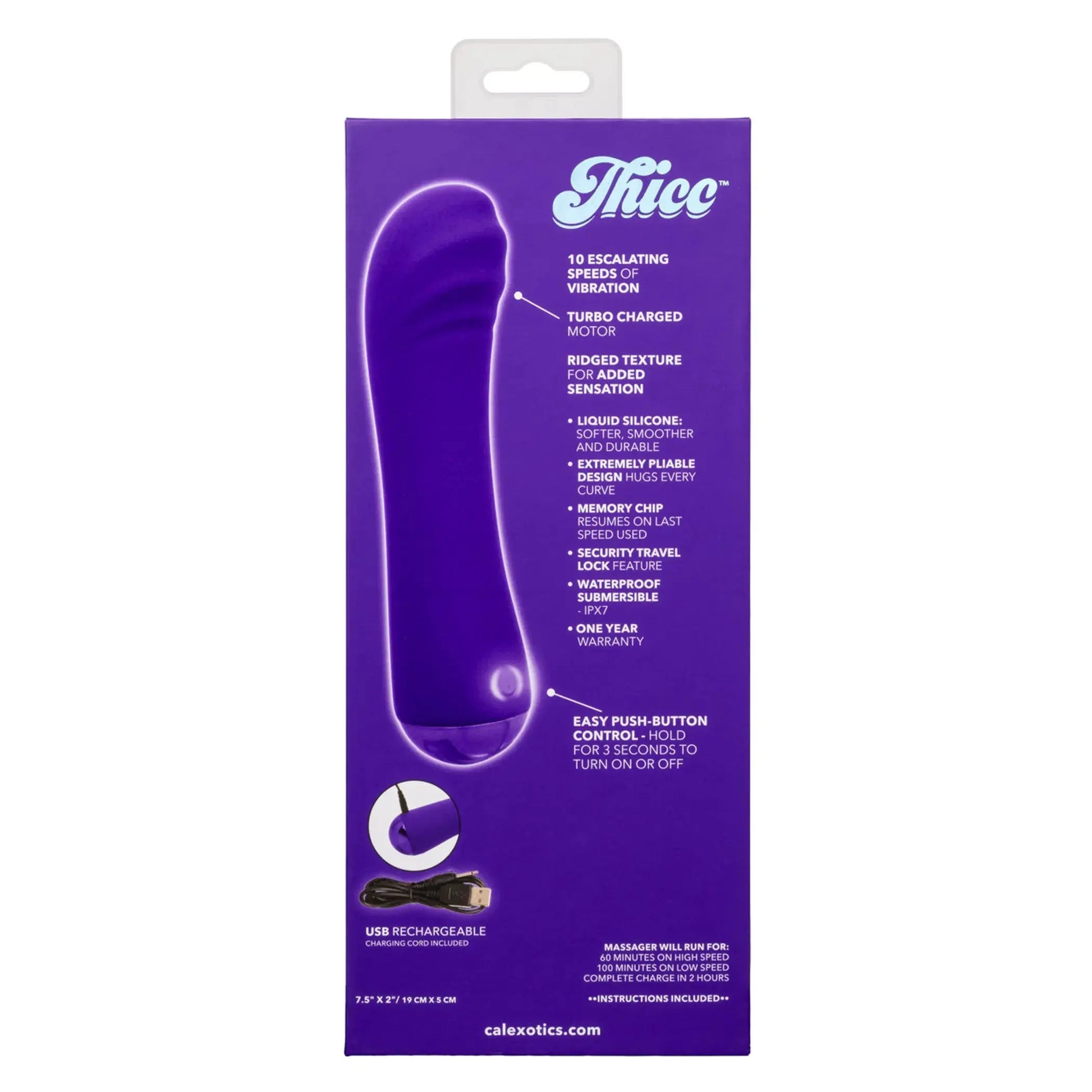 Thicc Chubby Buddy Vibrator California Exotic Novelties