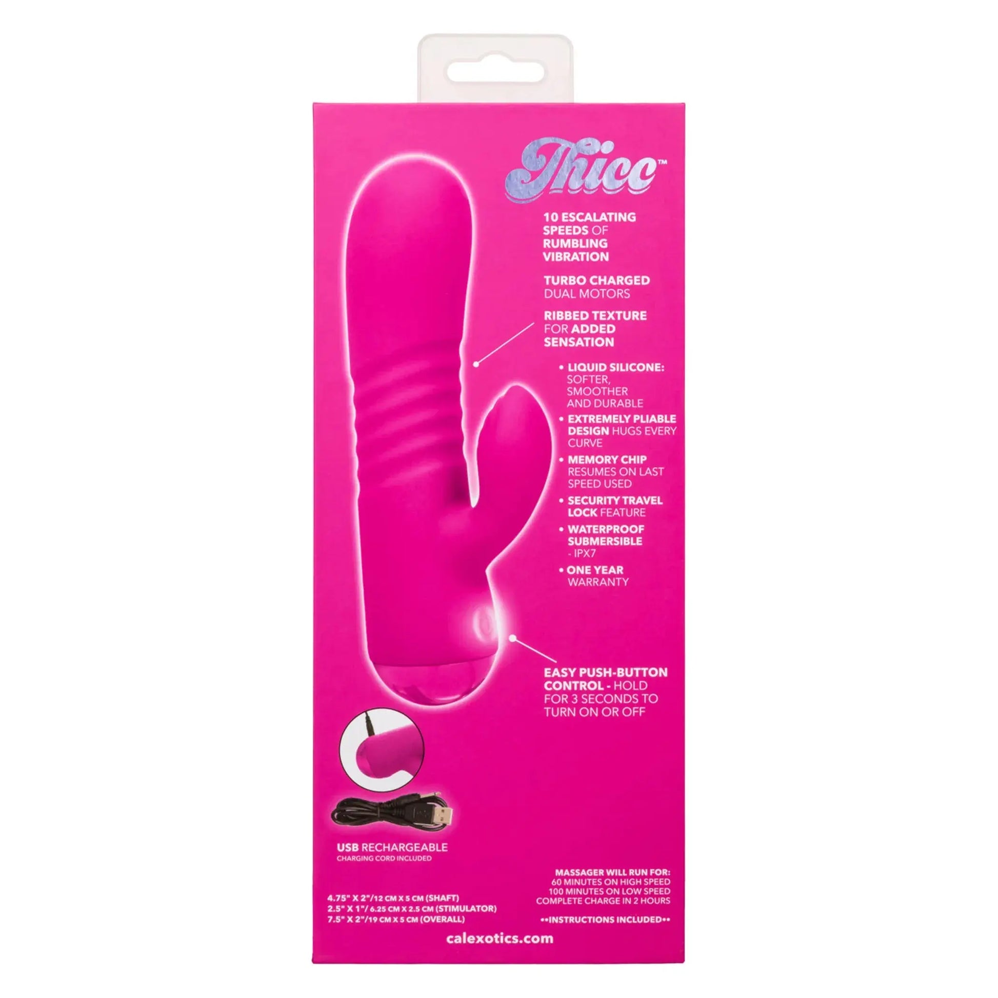 Thicc Chubby Honey Vibrator California Exotic Novelties