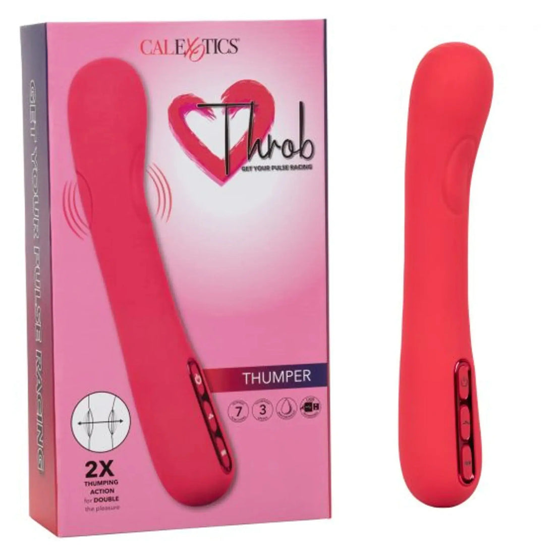 Throb Thumper Pink Vibrator California Exotic Novelties