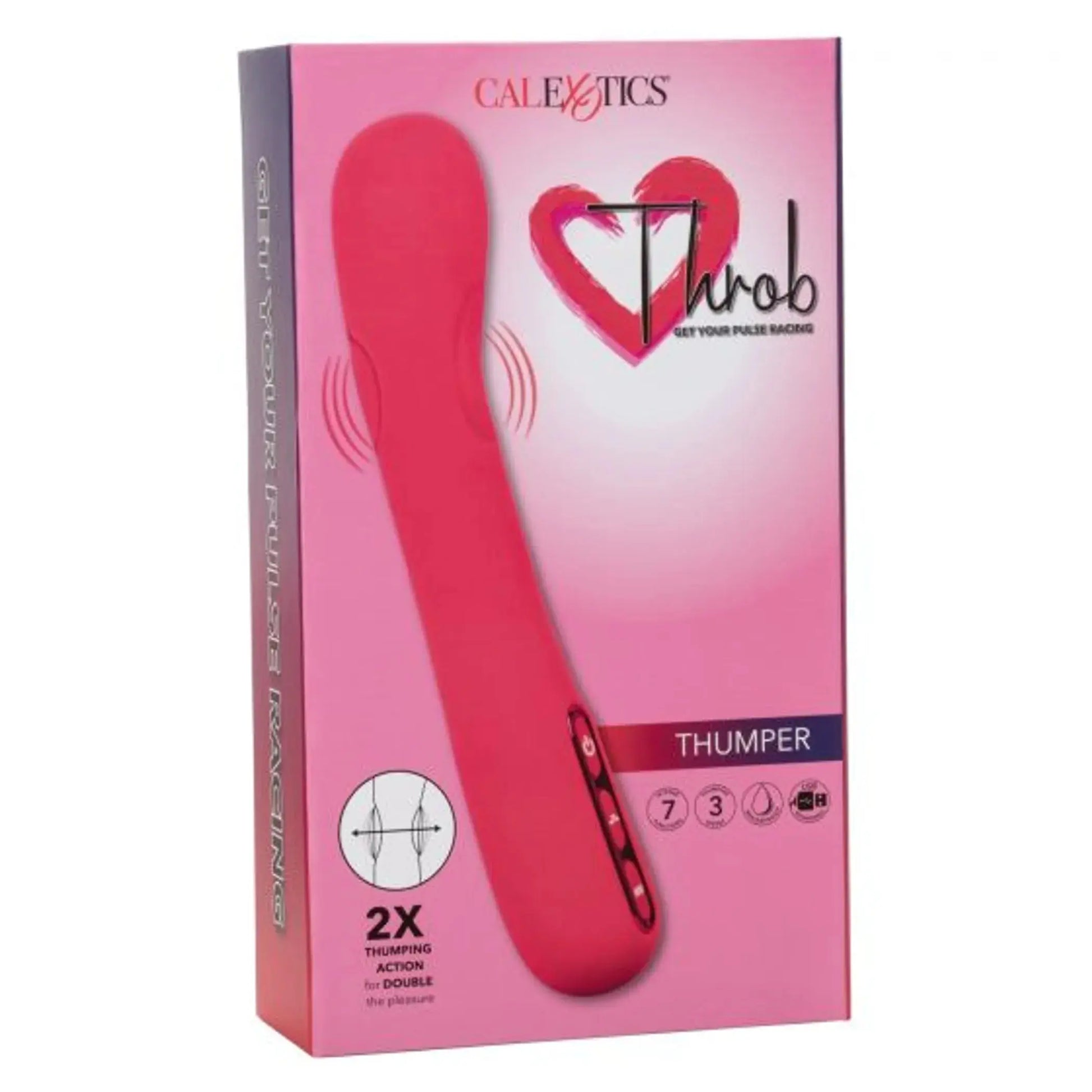 Throb Thumper Pink Vibrator California Exotic Novelties