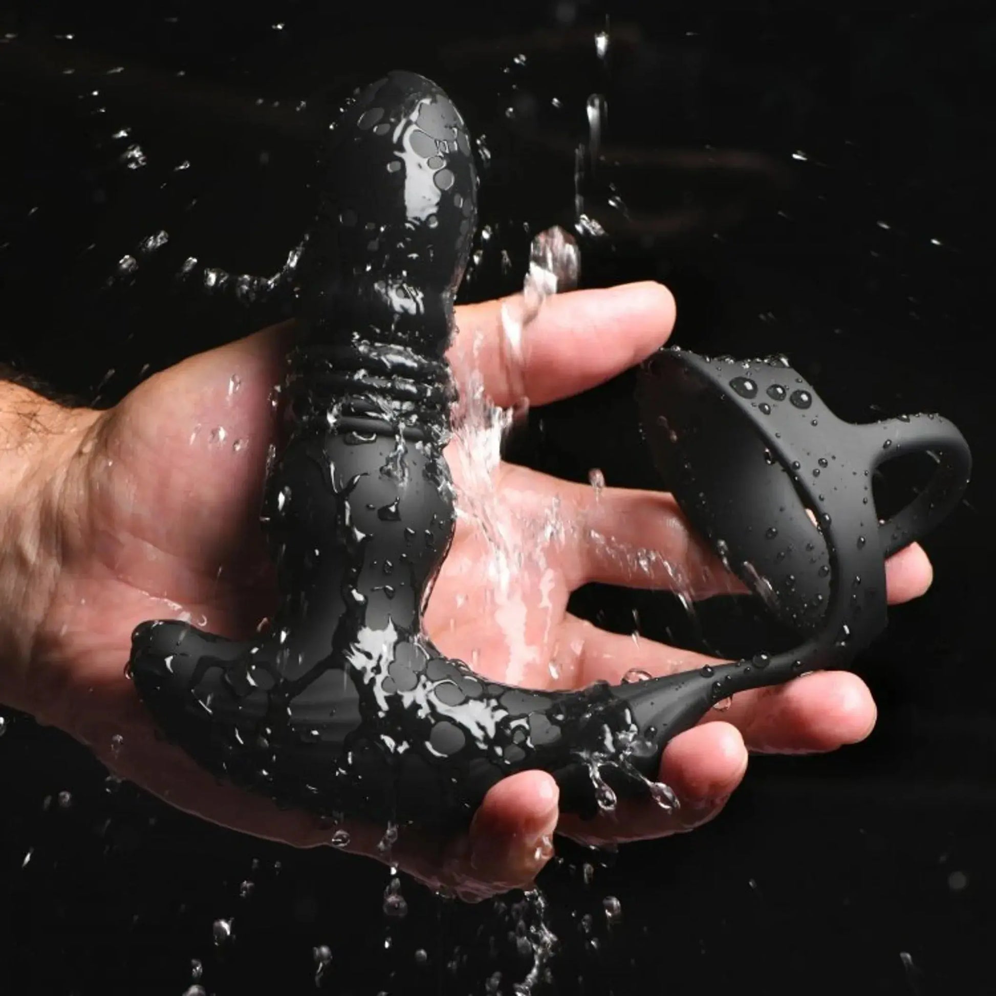 Thunderplugs 10X Thrusting Plug with Cock and Ball Ring XR Brands
