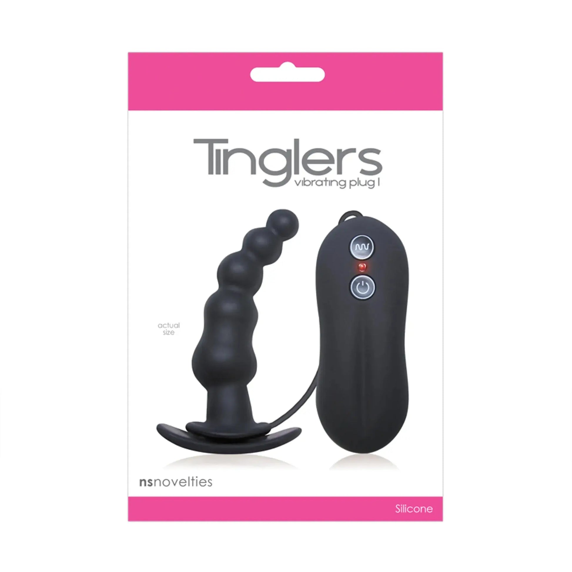 Tinglers Plug 1 Black NS Novelties