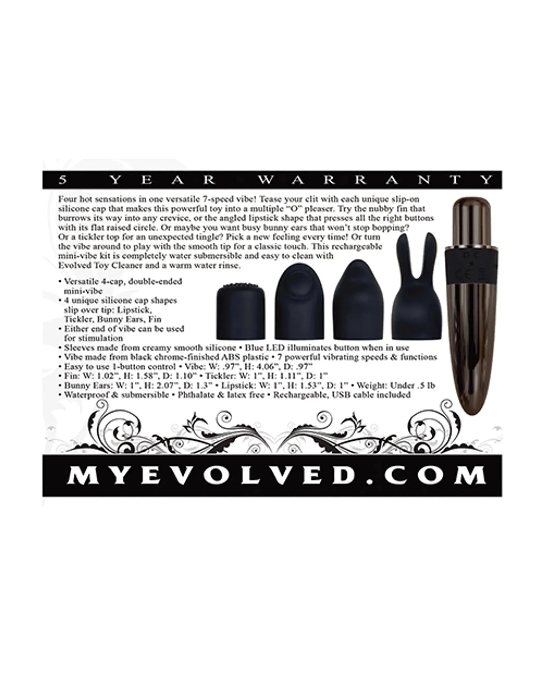 Tiny Treasures Silicone Vibe Kit Evolved Novelties