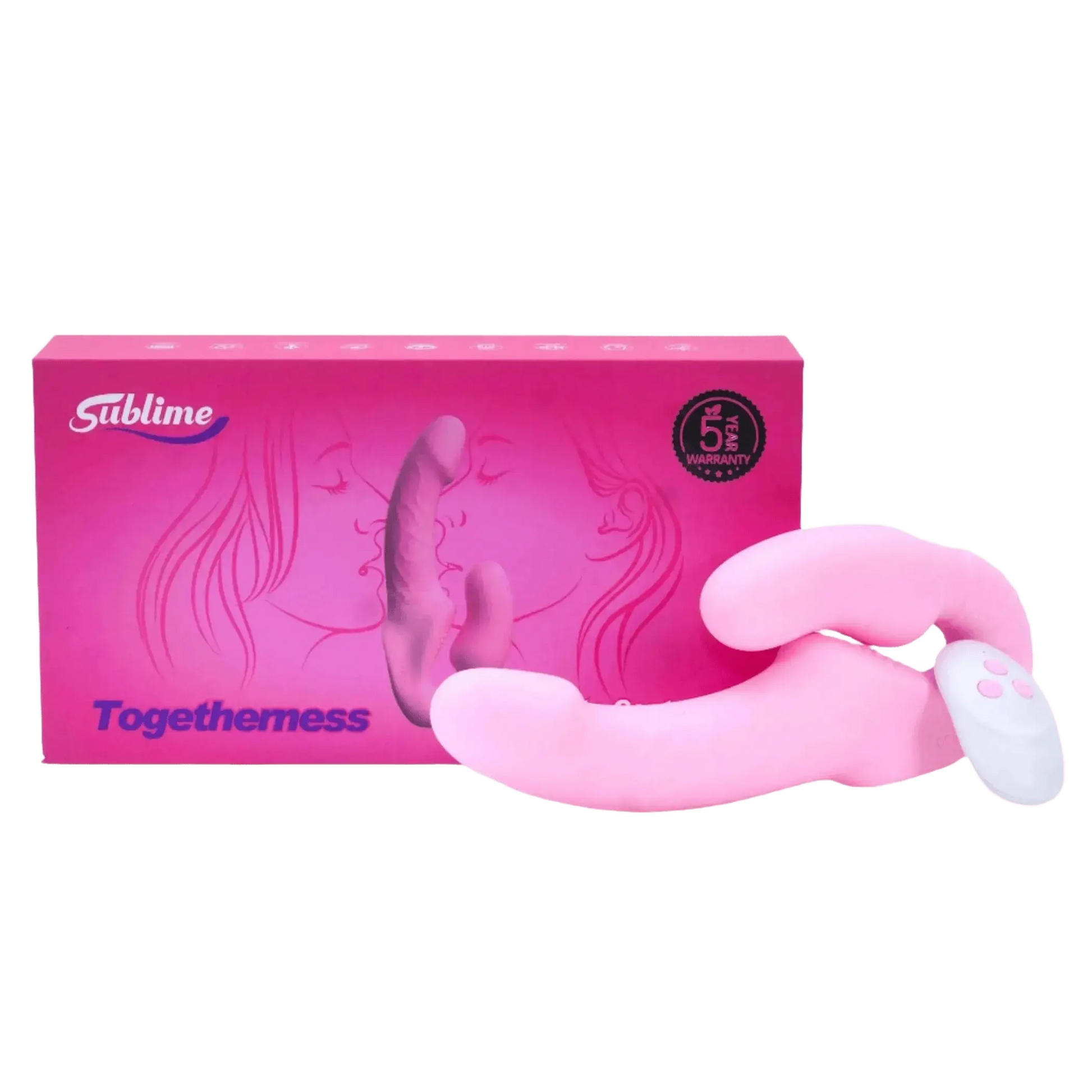 Togetherness Silicone Strapless Strap-on with Remote Control OEJ